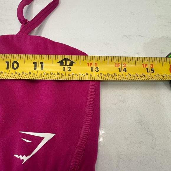 Gymshark Sports Bra Womens S Dragon Pink Badeau Athletic Light Support - Picture 3 of 4